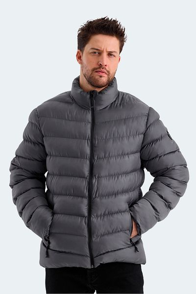 Slazenger Ακούστε σε ανδρικό παλτό &amp;   Παλτό Σκούρο Γκρι