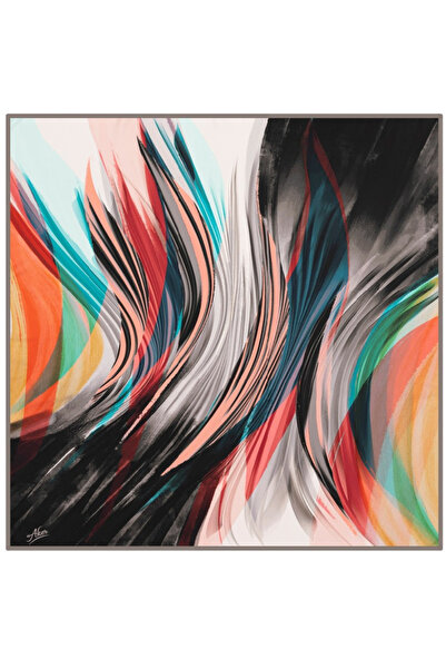 Aker 90X90 Aker Polyester Tivil Eşarp