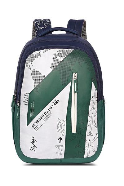 Skybags Atlas 02 School Backpack (H) Green