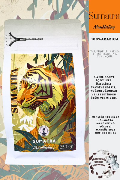 NATUREL Endonezya Sumatra Mandheling |filtre Kahve | Çekirdek Espresso Kahve ...