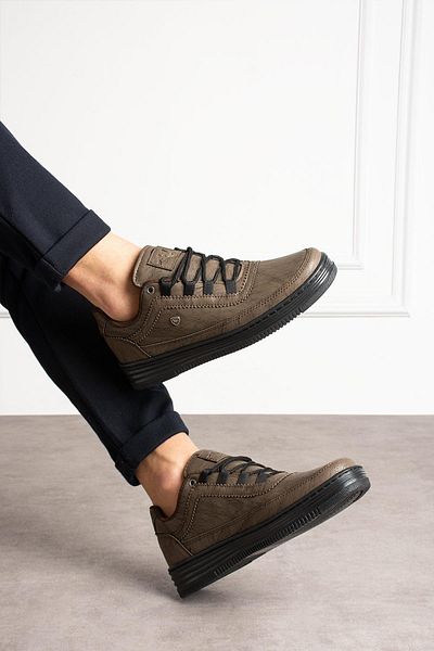 L.A Polo Men's Mink Sneaker 519 - Comfortable Casual Shoes