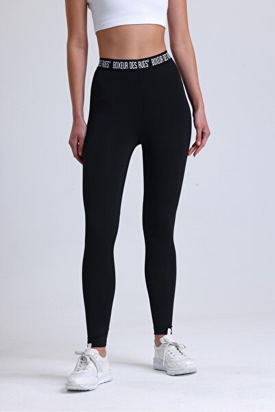 Miss Murem Black Athlete Leggings - Waist Last