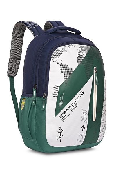 Skybags Atlas 02 School Backpack (H) Green