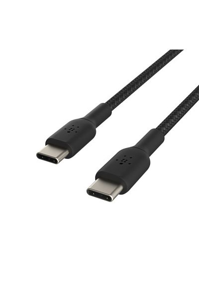 Belkin 60W Braided C to C Cable 1m, Black