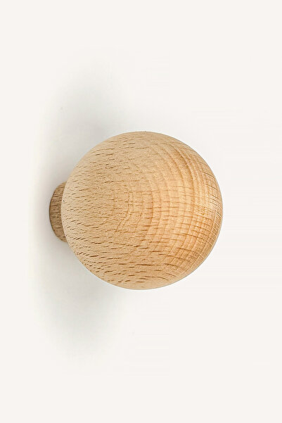 Kulpingo Ahşap Yuvarlak Dolap Ve Çekmece Kulpu