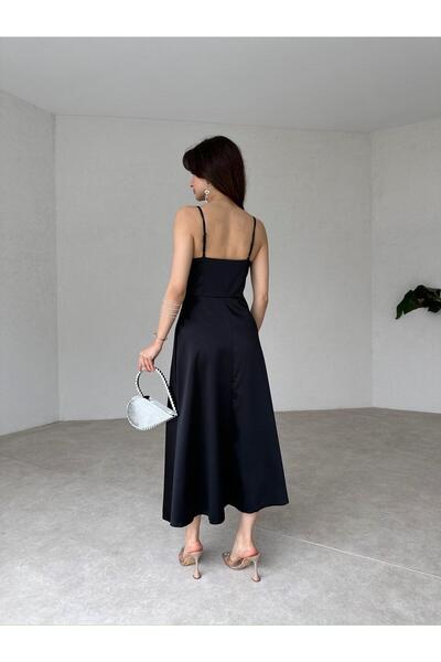 Mooi Butik Wexler Midi Dress 9046 - Black