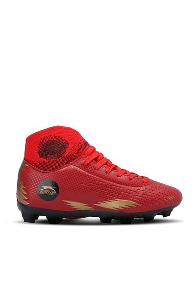 Slazenger Pantofi de fotbal pentru băieți Hadas Krp, roșii