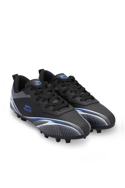 Slazenger Pantofi de fotbal Marcell Krp pentru baieti negru/alb