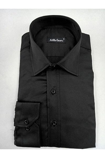 nightblack Спортен Slimfit Памучен сатен Лъскав Плат, Водоустойчив Плат