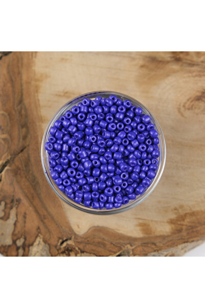 Prestij Boncuk Μωβ χάντρες άμμου ABC - 4 mm 500 γραμμάρια 6/0 K48