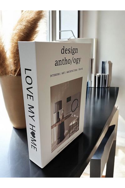 Saccura Decor Love My Home Design Anthology Λευκό Διακοσμητικό Βιβλιοθήκη – Κομψό και Λειτουργικό