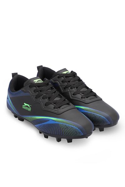 Slazenger Ανδρικά παπούτσια ποδοσφαίρου Marcell Krp Astroturf Μαύρα / Πράσινα