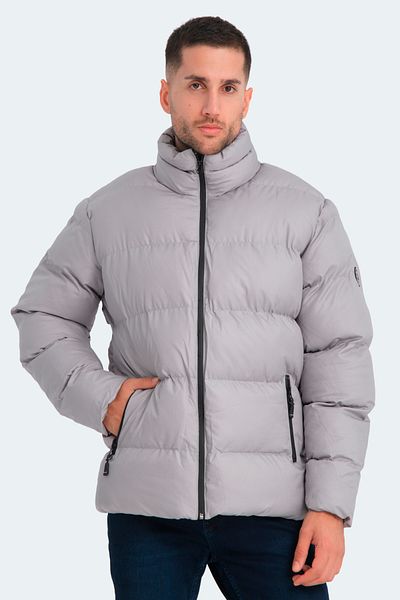 Slazenger Ανδρικό παλτό και παλτό Hama σε γκρι χρώμα