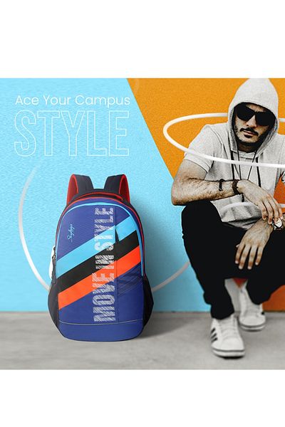 Skybags STRIDER PRO 02 LAPTOP BACKPACK (H) Blue