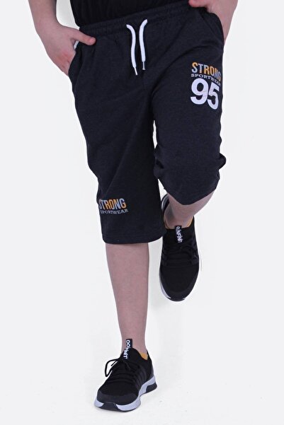 FYK KİDS Boy's Capri with Strong Print Detail and Pockets