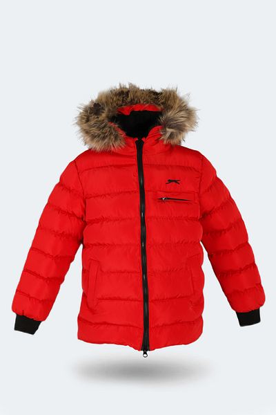 Slazenger Calisto New Unisex Children's Coat & Coat - Red
