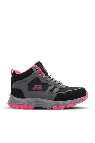 Slazenger Power High I Γυναικείες Μπότες Σκούρο Γκρι