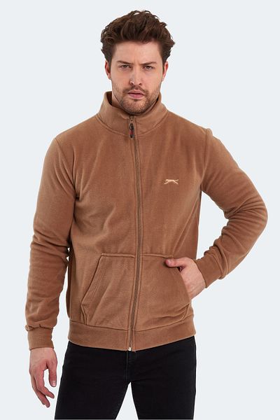 Slazenger Sansa Ανδρικό Fleece Ανοιχτό καφέ