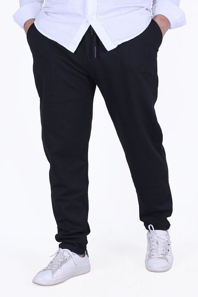 FYK KİDS Men's Trousers - Pique Fabric, Belted and Rubber Waist Detail