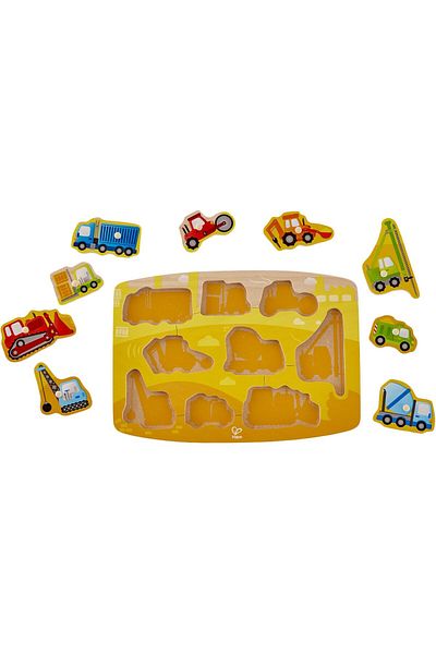 Hape Construction Peg Puzzle E1407