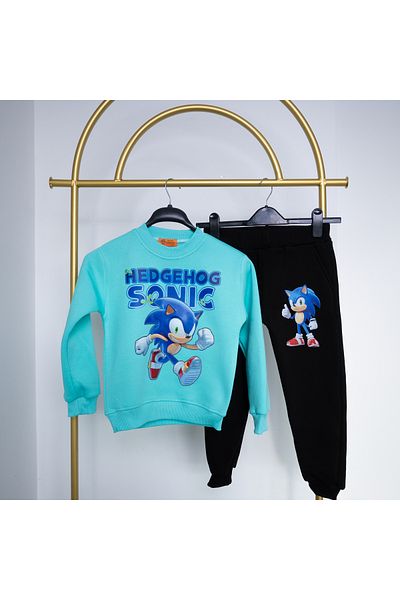 BookOrBook Hedgehog Super Sonic 3 Thread Raster Kids Tracksuit Set