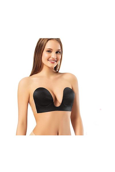 F.K Black Ghost Low-Cut Bustier Bra