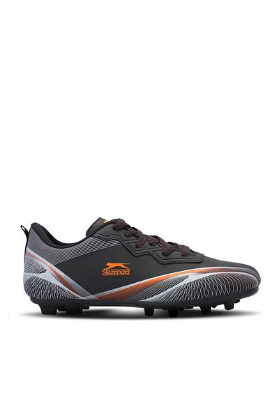 Slazenger Pantofi de fotbal Marcell Krp pentru băieți negru/portocaliu