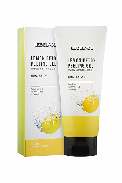 LEBELAGE Canlandırıcı Detox Etkisi Detox Peeling Jel Lemon Detox Peeling Gel