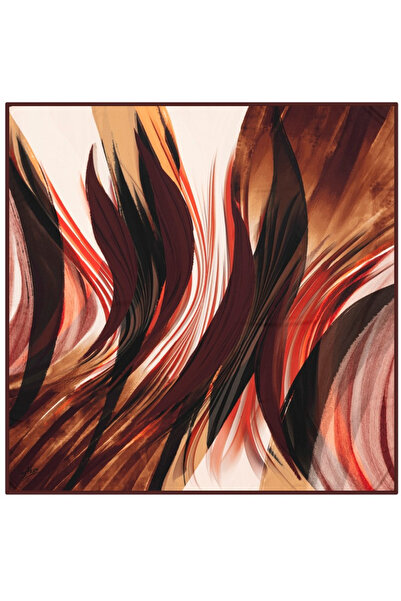 Aker 90X90 Aker Polyester Tivil Eşarp