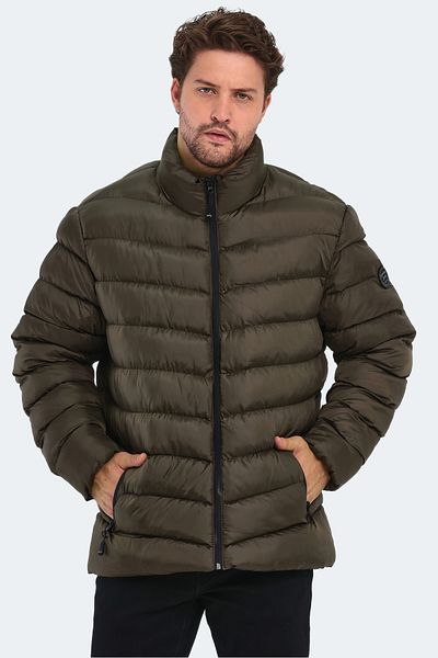 Slazenger Мъжки якета и палта в цвят каки – слушайте