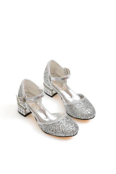 Baby DS Silver Elsa High Heels