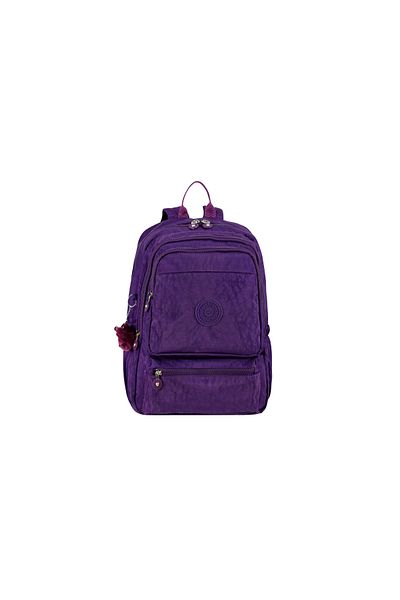 Bliss Large Size Water Resistant Crinkle Clinker Backpack - 15.6 High School Travel Schoolbag