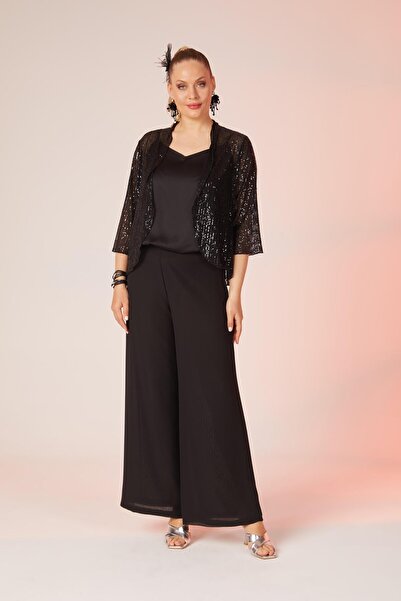 Lema 2 Katlı Şifon Pantalon (42170)