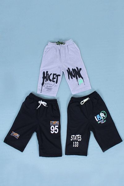FYK KİDS Σετ με 3 Μικτά μοτίβα Boy Capri