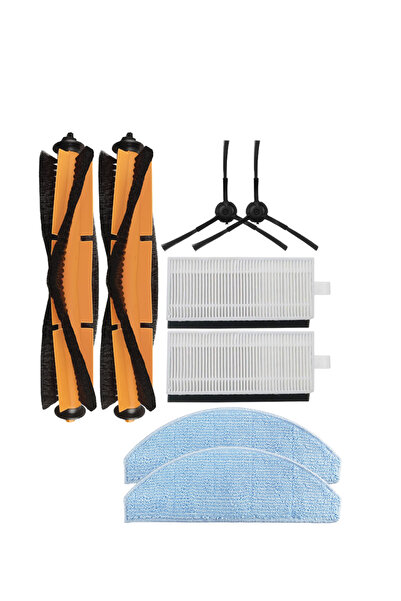 Roborge مجموعة قطع غيار متوافقة مع المكنسة الكهربائية الروبوتية Lydsto G2 مكونة من 8 قطع