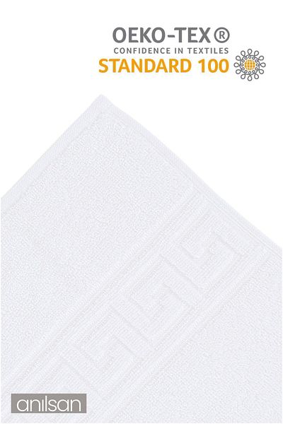 Anılsan Set of 4 Greek Towels 100% Cotton - 2 Hand Towels 50X90 and 2 Bath Towels 70X140
