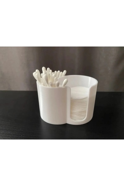 Goplast Premium منظم القطن ومسحة الأذن، منظم الحمام، حامل الحمام