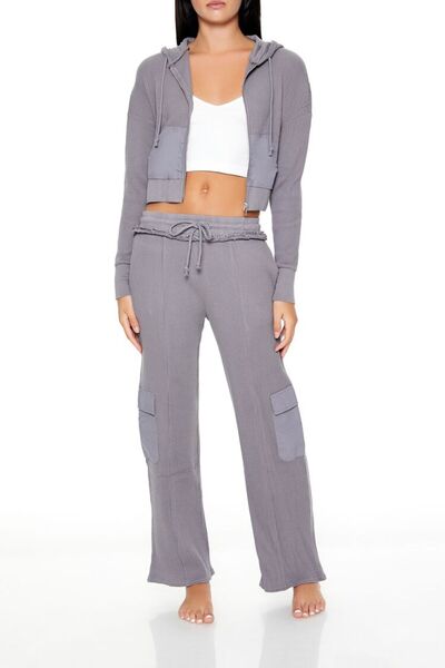 Forever 21 Kapüşonlu Termal Pijama Üstü