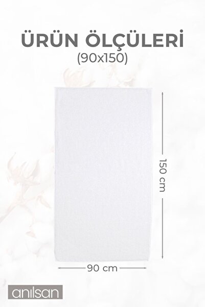 Anılsan 10-паковий великий банний рушник - 90x150 см, 650 г, 100% бавовна, рушник для спа та готелю, підходить для щоденного використання