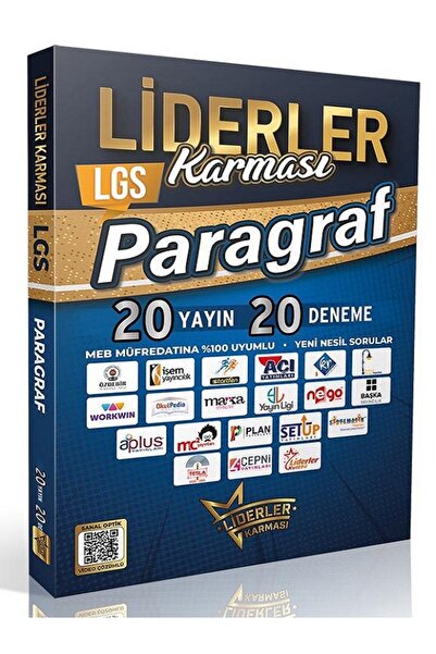 Efsane Yayınları 8.Sınıf Liderler Karması LGS PARAGRAF Denemeleri / 20 Yayın ...