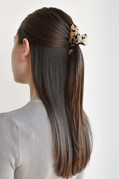 New Obsessions Πόρπη με μανταλάκια πολυτελείας Carolina Tortoise Back