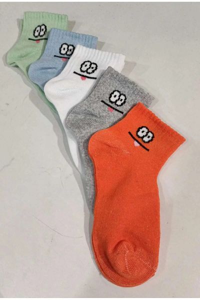 Ay-Ra Collection 5 чифта комплект детски чорапи с изражение на лицето
