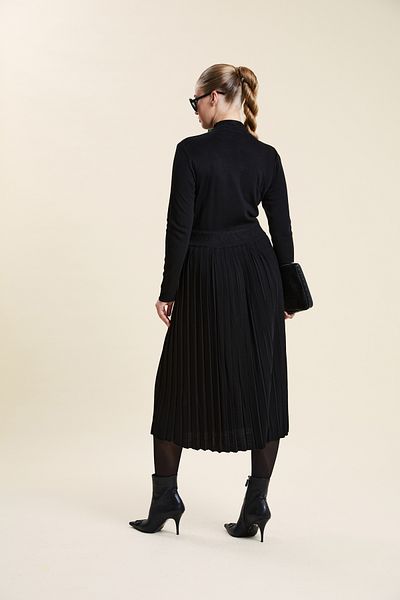 VERDA Pleated Knitwear Dress