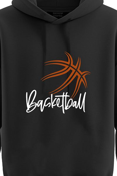 TOP GLORY Суичър с качулка и баскетболен мотив - 3 прежди BASKETR1007