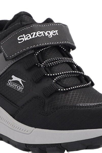 Slazenger KENZIE Çocuk Cırt Cırtlı Siyah / Beyaz Bot