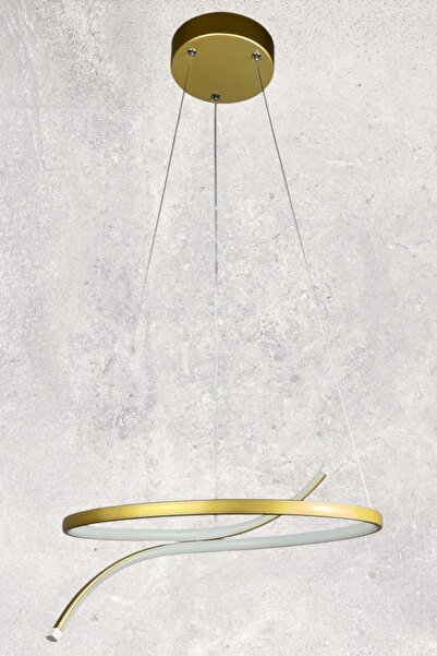 LEGACY Snake Modern Tasarım Eskitme Renk Beyaz Ledli Yatak Odası - Cafe - Mutfak - Salon Led Avize