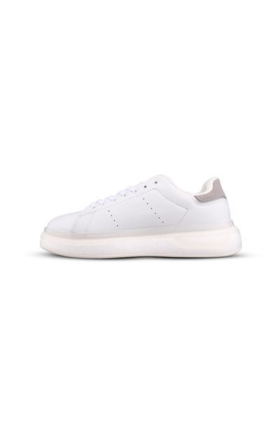 M.P. M.P. Tenis alb premium cu șireturi pentru bărbați 242-1875MR