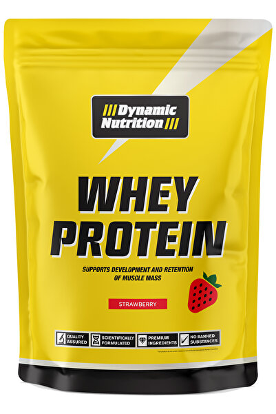 Dynamic Nutrition High Protein Whey Protein Powder - 420g X 2 Pieces = 840g Strawberry - 28 Serve