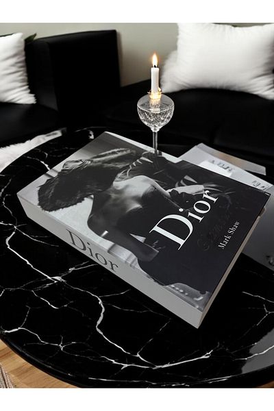 Saccura Decor Women's Black Hat Decorative Book Box – Stylish and Functional