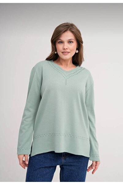 MaviMoure Pulover cu decolteu în V